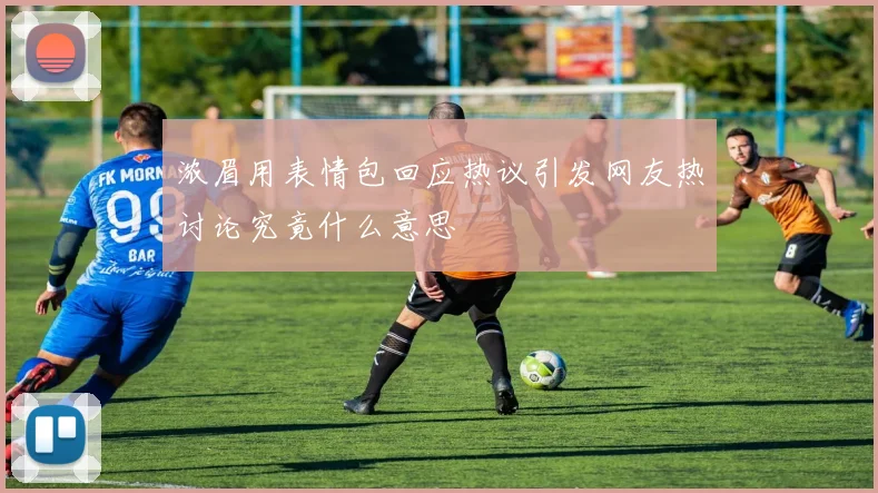 浓眉用表情包回应热议引发网友热讨论究竟什么意思